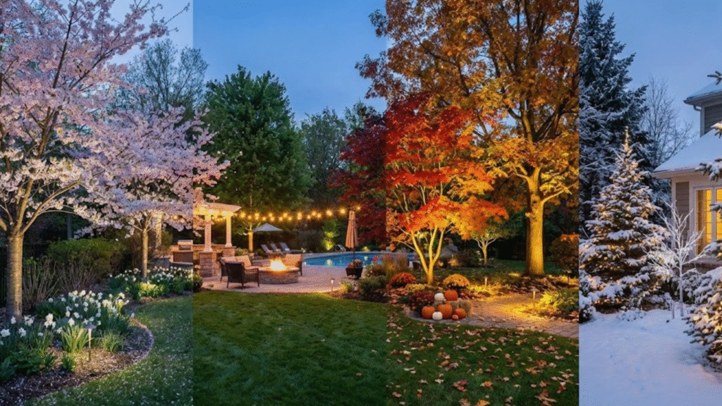 Year‑Round Landscape Lighting: Seasonal Ideas for Spring, Summer, Fall & Winter