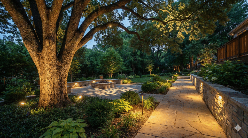 Landscape Lighting Techniques: Uplighting, Moonlighting & More to Make Your Outdoor Spaces Shine