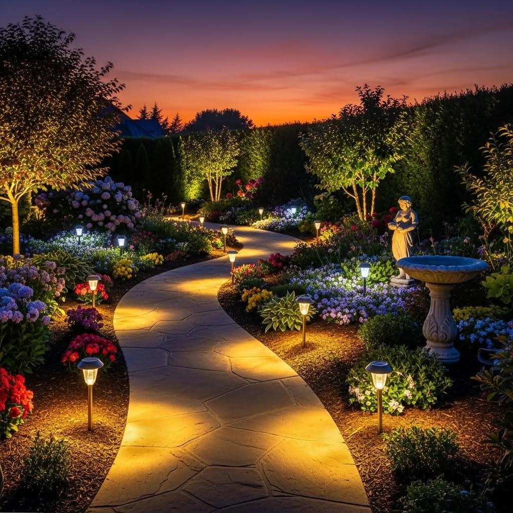 LED vs. Solar Landscape Lighting — A Houston Homeowner’s Guide
